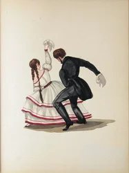 Acuarela de Pancho Fierro